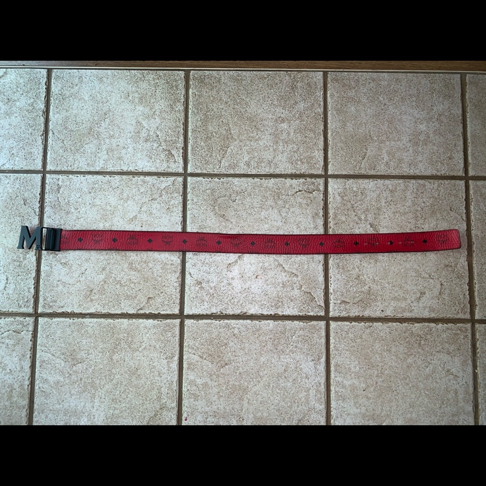 Red/Black Reversible MCM Belt!!!